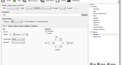 HandBrake screenshot 1